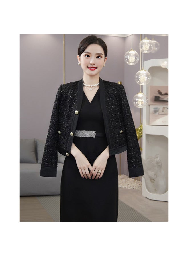 سترة قصيرة متميزة للربيع/الخريف بأسلوب أنيق مشهور - Image 2