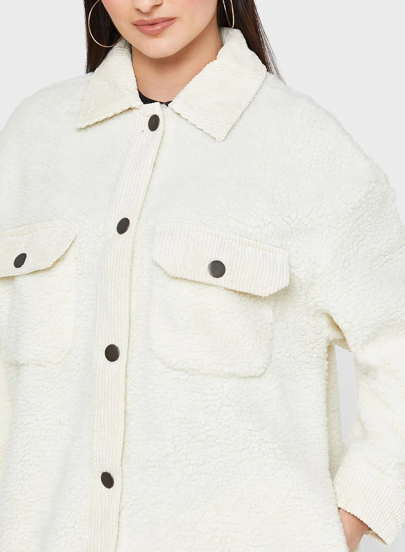 Cotton On Teddy Boxy Shacket