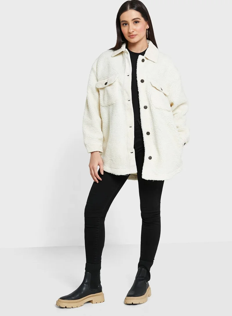 Cotton On Teddy Boxy Shacket