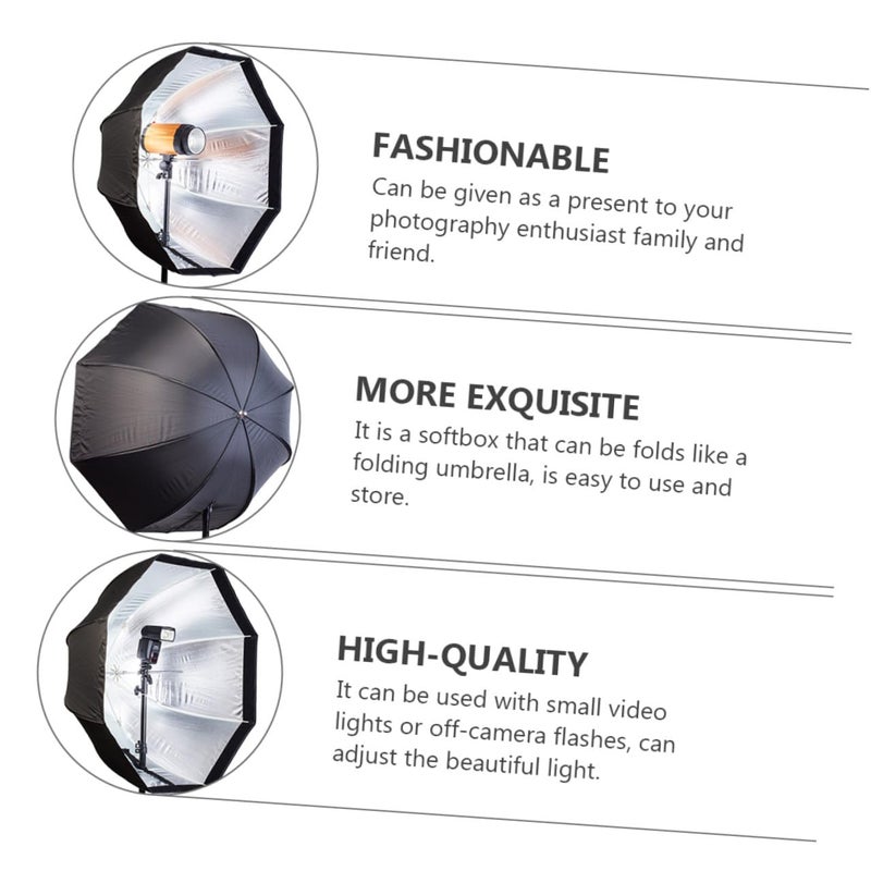 صندوق ضوئي ثماني الأضلاع، صندوق ضوء التصوير، موزع فلاش، معدات إضاءة ستوديو للبورتريه - Image 4