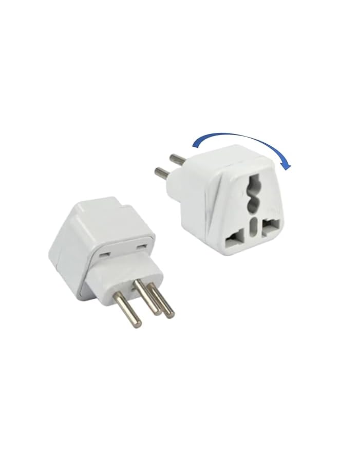 PROMASS 3 Pin, 10A, Universal coverter to Switzerland, Swiss, [1 pc], Using in Switzerland, Liechtenstein. - Image 2