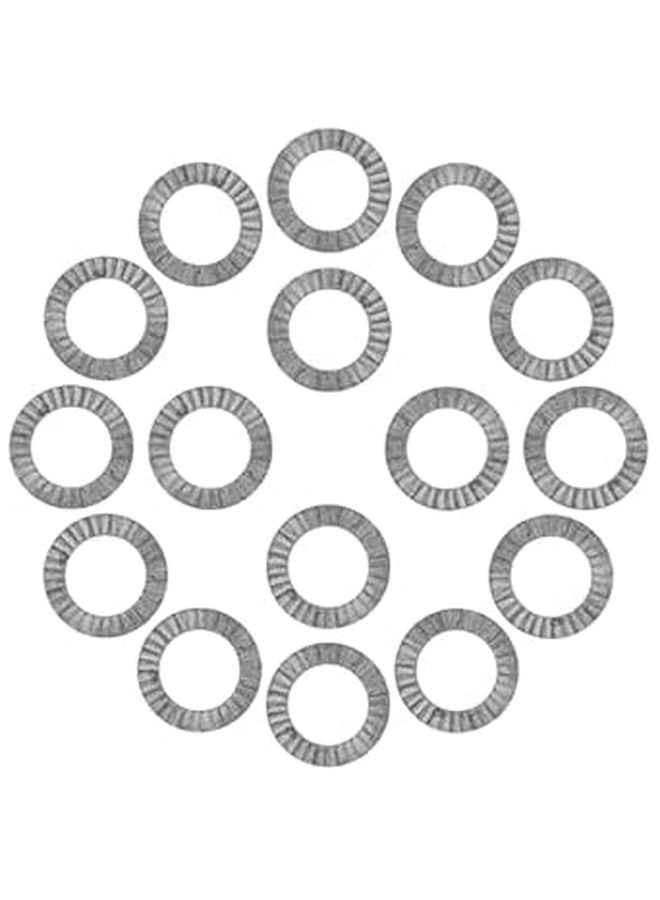 20 Pcs M10 Tapered Double Stack Locking Washers Manganese Steel Vibration Resistant - Image 1
