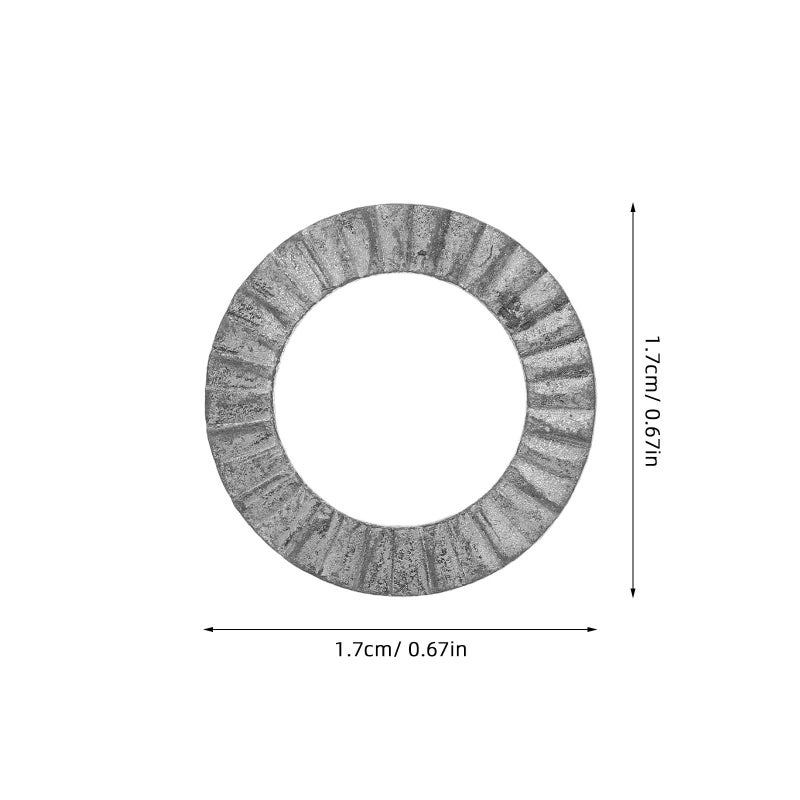 20 Pcs M10 Tapered Double Stack Locking Washers Manganese Steel Vibration Resistant - Image 3