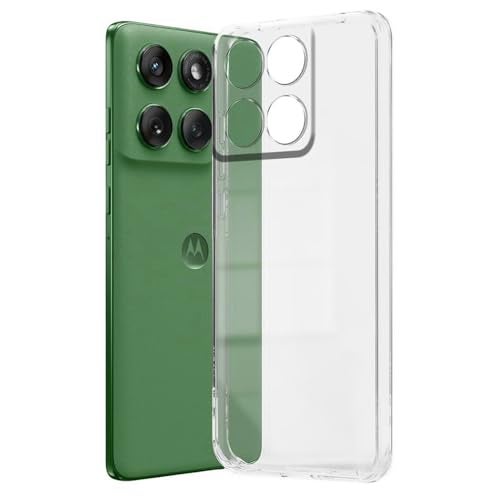 Casotec Crystal Clear Back Case for Motorola Moto Edge 70 5G | Raised Bumps for Camera & Screen Protection | Clear Soft Silicone Back Case Cover for Motorola Moto Edge 70 5G (TPU | Transparent) - Image 4