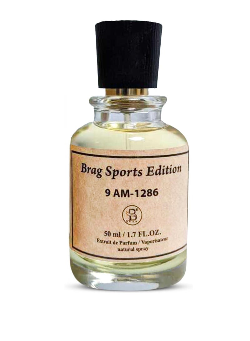 ROSEMOUNT Brag Sport Edition 9 AM 1286 1.7 OZ | Eau De Perfumes for Men and Women | Long Lasting Arabic Perfume | Luxurious Men’s and Women’s Fragrances | Perfect Oud Perfume for Men