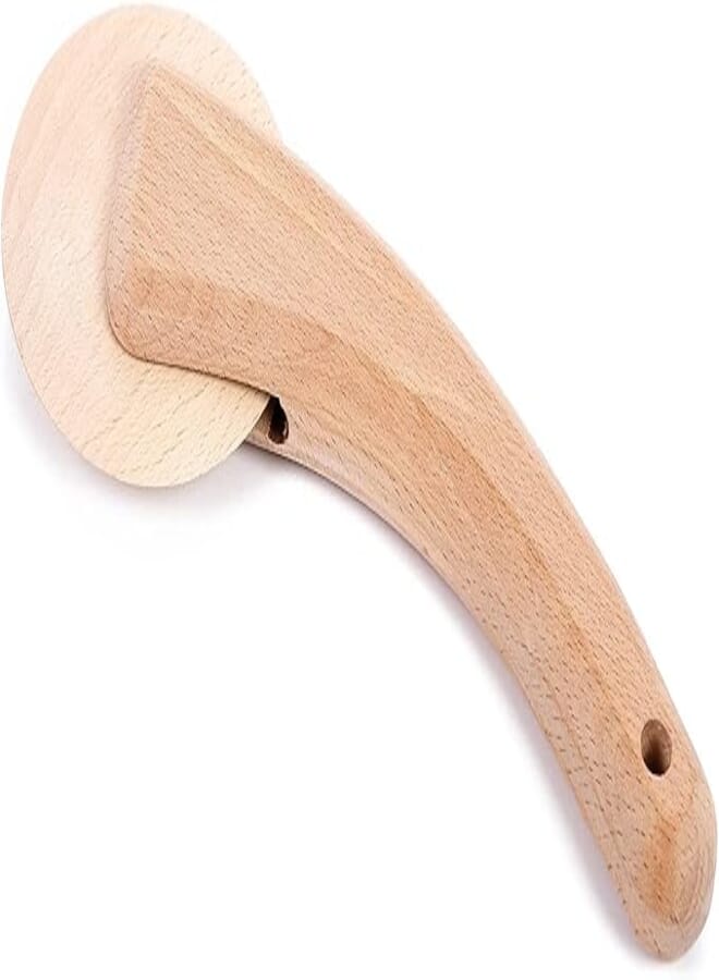 MEGO Wooden Pizza Cutter
