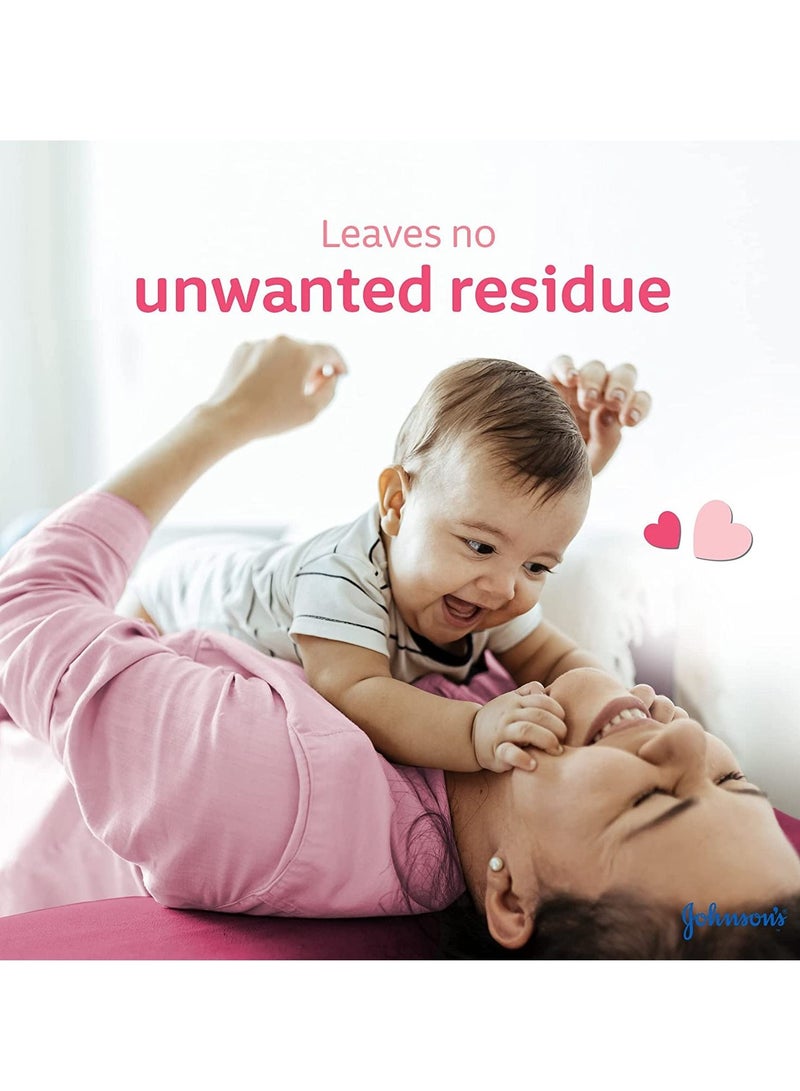 Johnson's Baby Wipes Gentle All Over 216 wipes (pack of 2 + 1 ) - Image 5