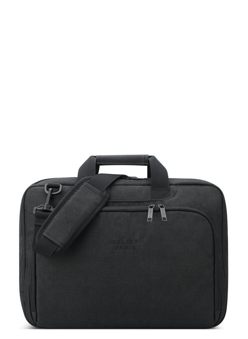 DELSEY Esplanade 2-compartment satchel-PC 15.6" Black - Image 1