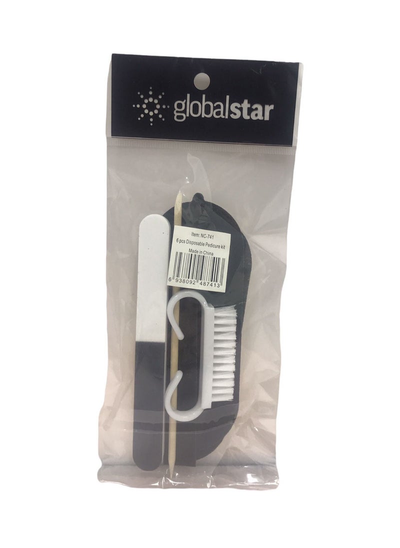 globalstar Globalstar Disposable Pedicure Kit 6pcs NC-741  - Image 1