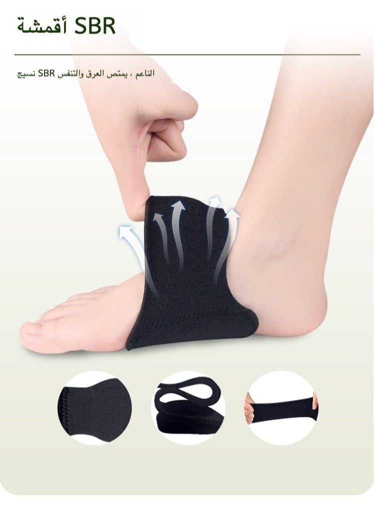 Orthopedic Arch Support Brace for Plantar Fasciitis Relief, Adjustable Compression with Gel Pad Cushion for Flat and High Arch Feet Pain Relief - Image 3