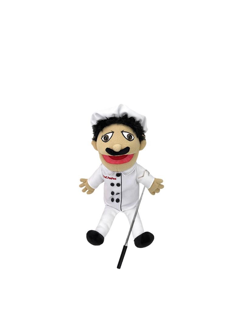 general Jeffy Feebee Series Puppets Chef PP Plush Toy 50cm With Joystick - Image 1
