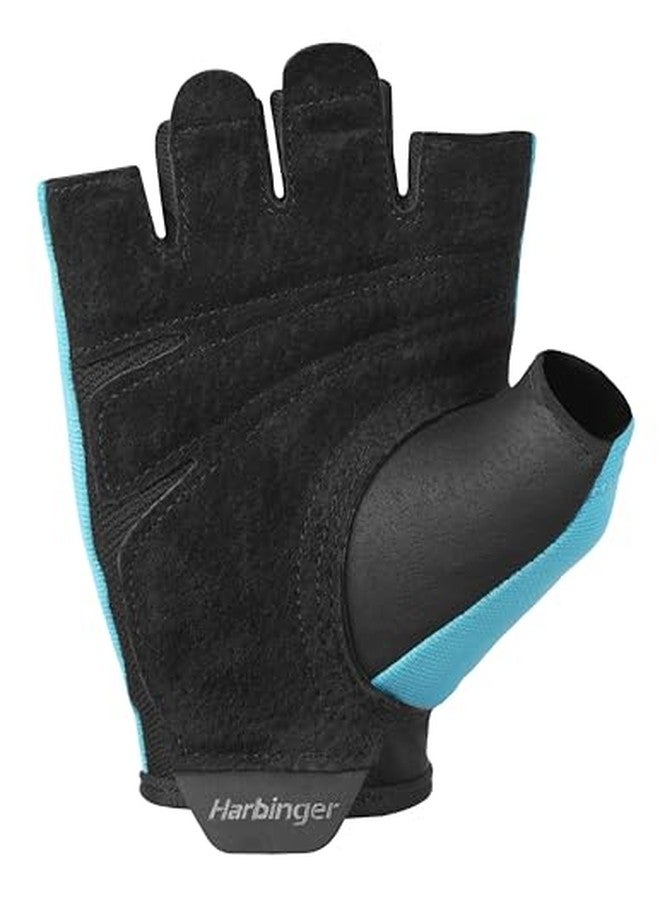 Harbinger Power Gloves 2.0 for Weightlifting, Training, Fitness, and Gym Workouts - Unisex (Aqua, XS) - Image 3