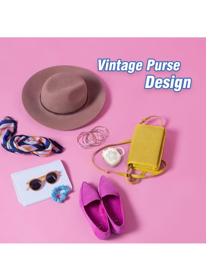 Arabest Candy Cute Bluetooth Speaker, Mini Portable Speaker with Mighty Sound, Retro Stylish Design, Adorable Speaker for Room, Desk Decoration, Present for Minors, Women-Red - Image 3