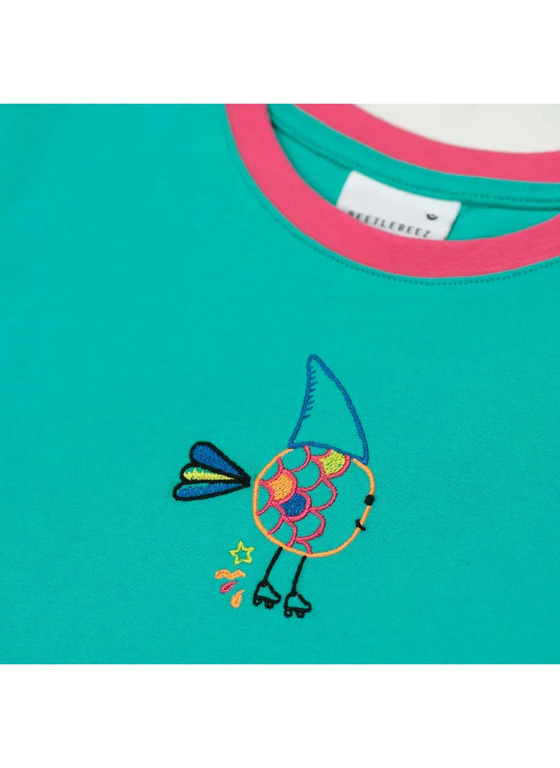 بيتليبيز Green Cute Shark T-Shirt