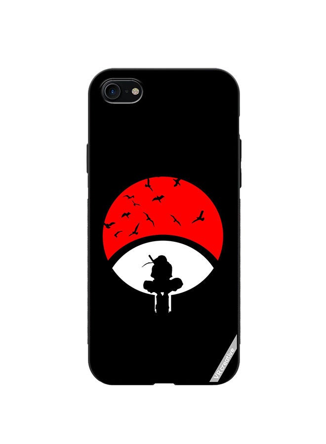 VR CREATIVE Protective Case Cover For Apple iPhone SE (2022) Itachi Moon Design Multicolour - Image 1