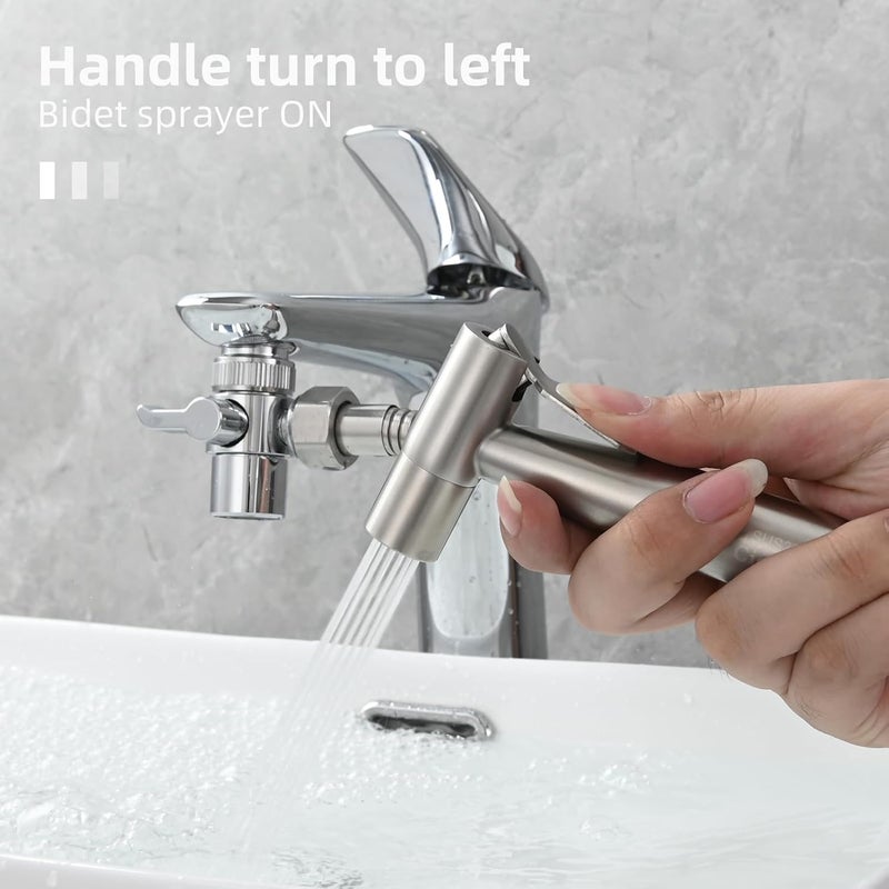 Tecmolog Faucet Diverter Valve to Sink Hose Sprayer Brass Faucet Splitter for Kitchen or Bathroom Tap, SBA021 - Image 4