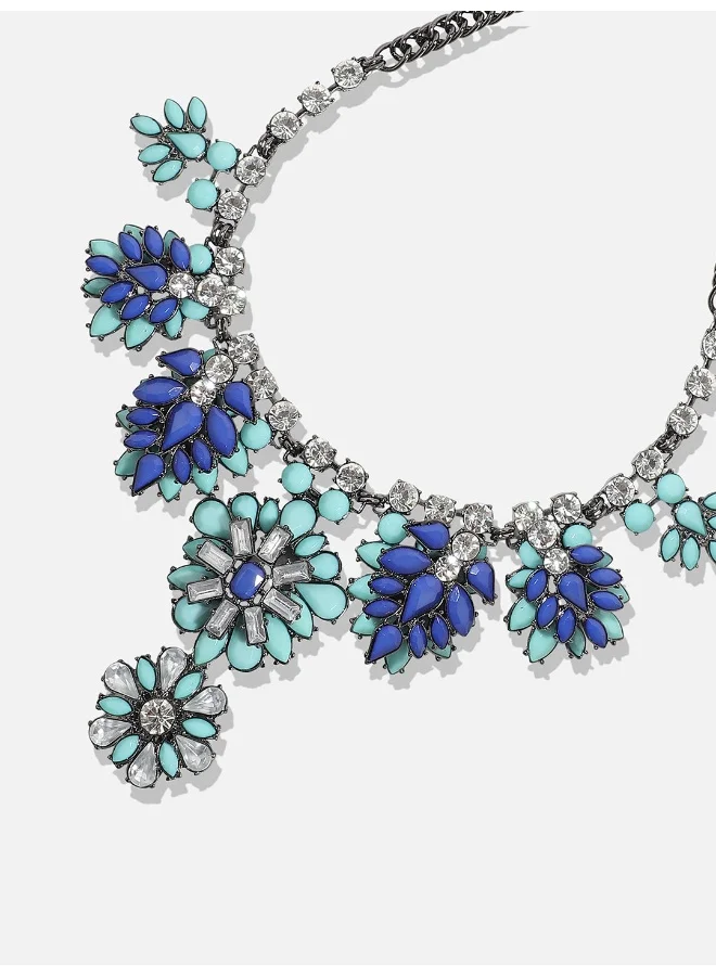 SOHI Designer Statement Stone Artificial Necklace Jewellery