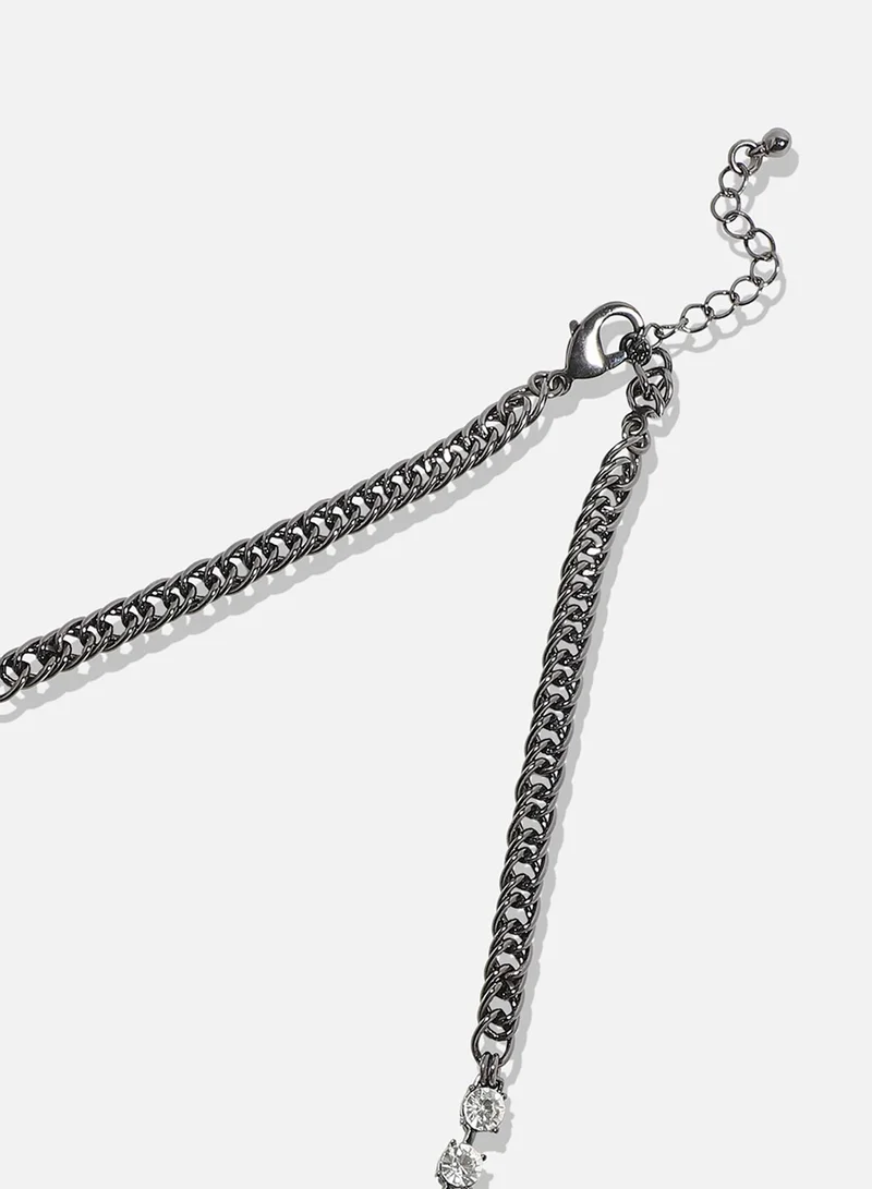 SOHI Designer Statement Stone Artificial Necklace Jewellery