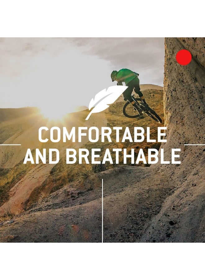 وسادات الركبة، واقيات الركبة للدراجات الجبلية، واقيات الركبة لركوب الدراجات للرياضيين، كم ضغط الركبة لركوب الدراجات الجبلية، وسادات حماية لدعم الركبة للشباب، مقاس كبير/كبير جدًا - Image 4