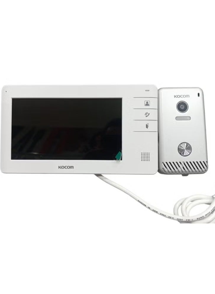 Kocom color handsfree videophone digital lcd screen 7 color - Image 1