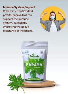 Papaya Leaves Powder 100 gm (Carica Papaya) Supports to Increases Platelets & Digestion - pzsku/ZCB5636B8212B1E53F9A8Z/45/_/1728824793/c44c9b28-7669-4a9e-bf6e-216c7feffe92