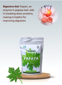 Papaya Leaves Powder 100 gm (Carica Papaya) Supports to Increases Platelets & Digestion - pzsku/ZCB5636B8212B1E53F9A8Z/45/_/1728824906/0b8f50a6-7a43-4a5a-b78a-4d5d54d150fd