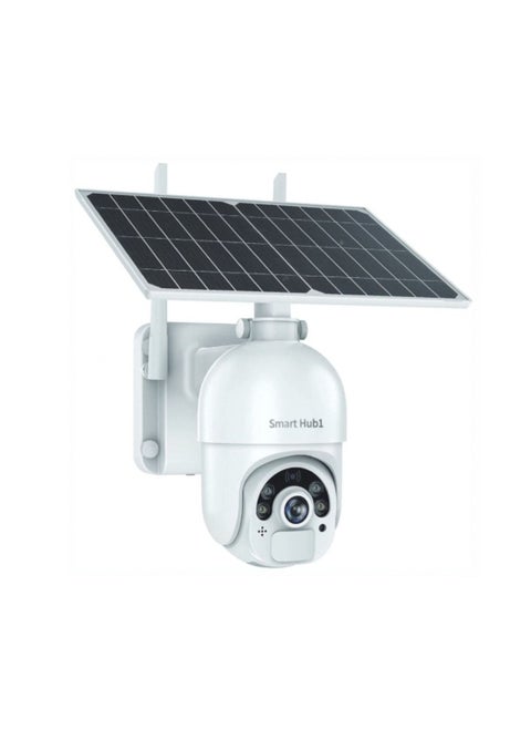 4G Solar Powered Surveillance Camera with High Imaging Quality with a Data Chip and Moving in All Directions