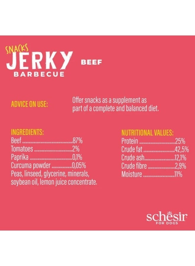 Schesir for Dogs Jerky Barbecue Grain-Free 145 g - Image 4