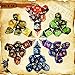 TOYFUL 6 Sets DoubleColor Polyhedral Dice for DND RPG MTG Table Games 7pcs Set d20 d12 2x d10 d8 d6 d4 with 6 Drawstring Bags 1 Big Bag 1 PU Leather Dice Tray Sticker - Image 4