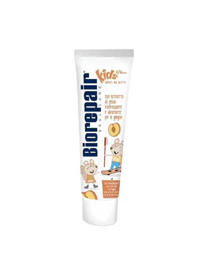 Biorepair Kids Oral Care Toothpaste with Peach Extract – 50ml - Image 1