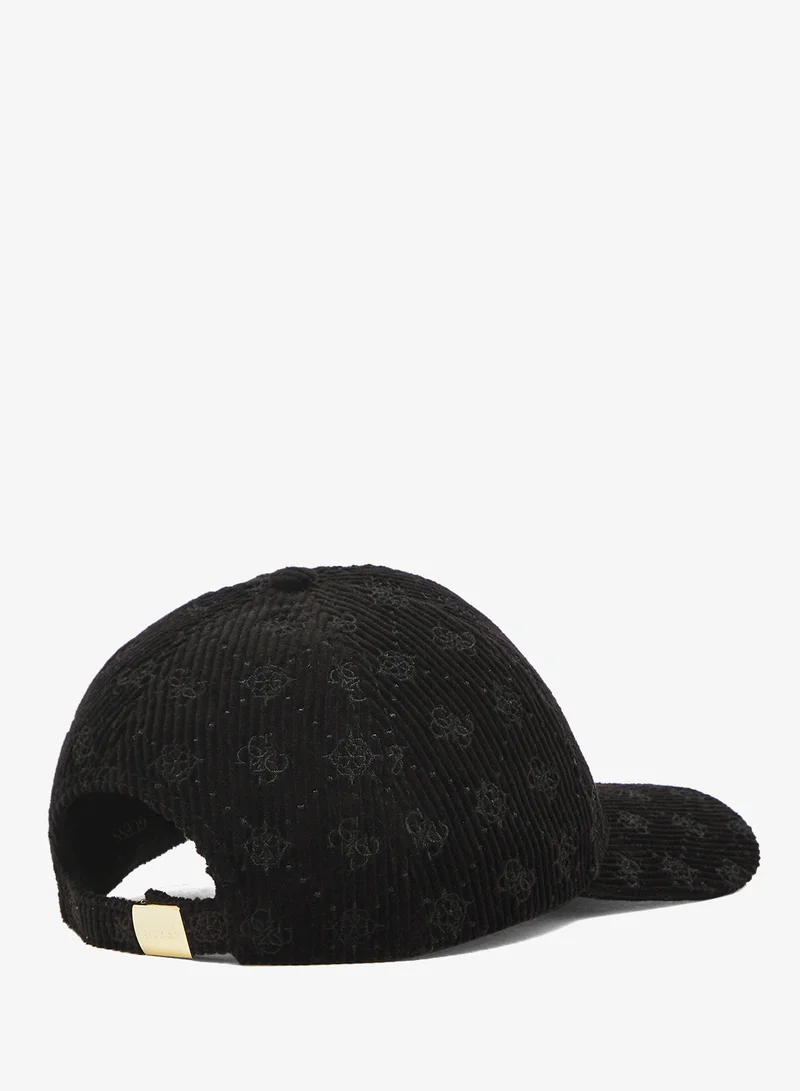 جس Logo Curve Peak Cap