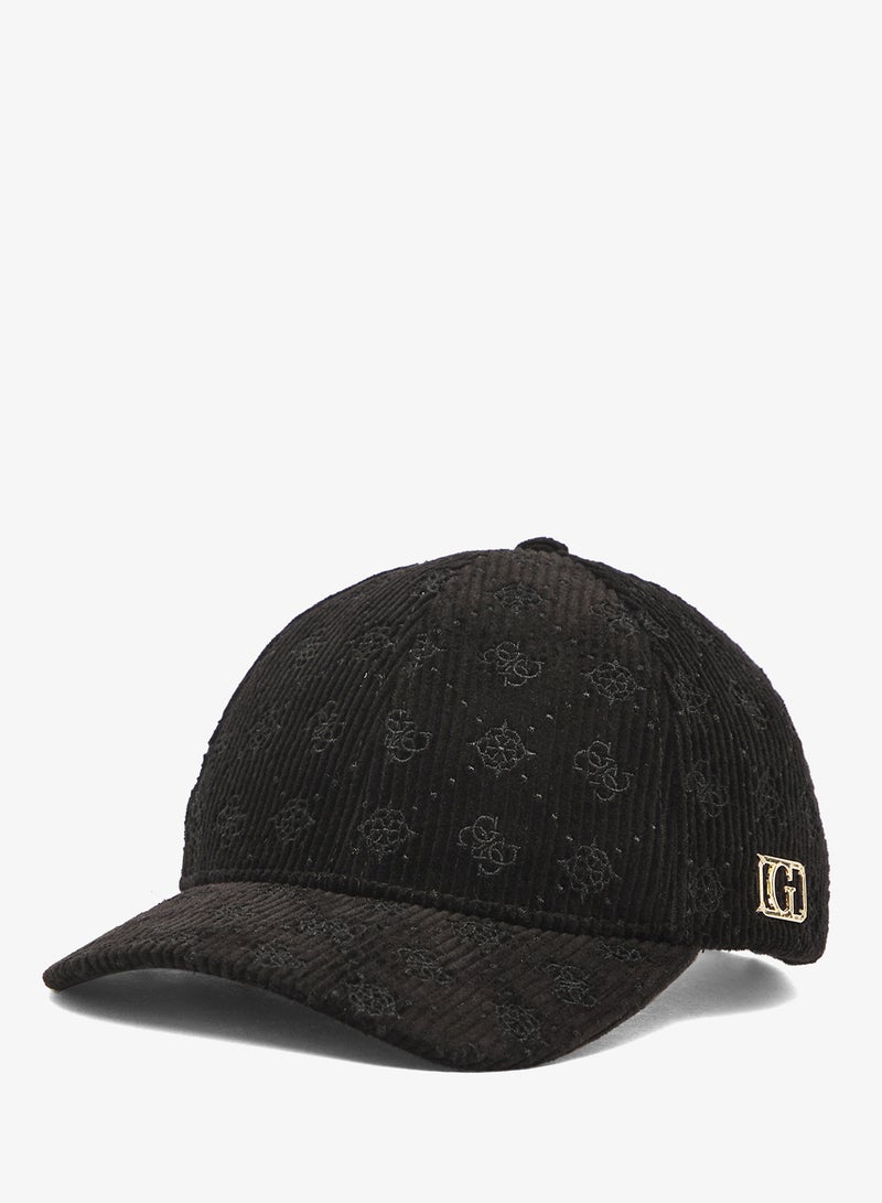 GUESS Logo Curve Peak Cap - Image 1
