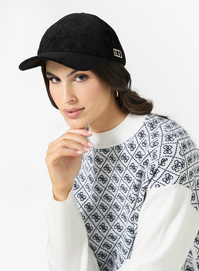 GUESS Logo Curve Peak Cap - Image 4