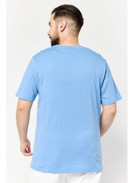 RBX Men Sportswear Fit Short Sleeve Outdoor T-Shirt, Blue  - Image 2