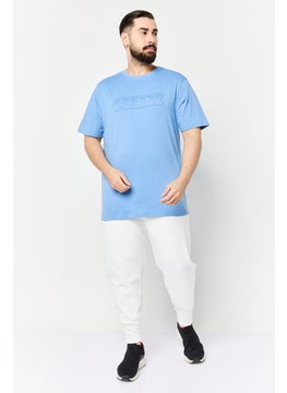 RBX Men Sportswear Fit Short Sleeve Outdoor T-Shirt, Blue  - Image 3