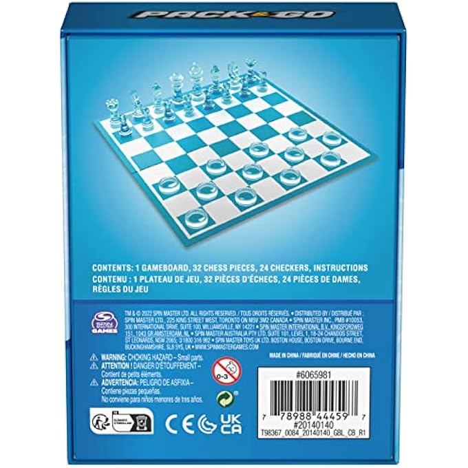 Spin Master Games PackAndGoChessCheckers - Image 4