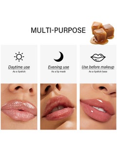 lakerain Peptide Lip Treatment Gel, Watermelon Moisturizes And Treats Lips Lip Gloss Oil For Plumper And Moisturizer Serum Hydrating Lip Serum For Dry Peeling And Dark Lips Gorgeous Glow 10ML  - Image 4