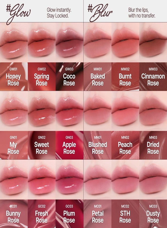 fwee Rose Obsession Stay-Fit Lip Tint MW03 CINNAMON ROSE | Rosy Vibes Colors, Layerable, No-transfer | Glow&Matte Lip Tint, Portable Size Lip Stain | 4.0ml - Image 4