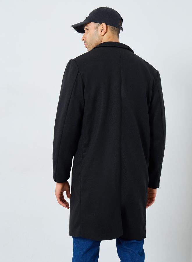 ستايلي معطف واسع بمظهر يشبه الصوف - Image 5