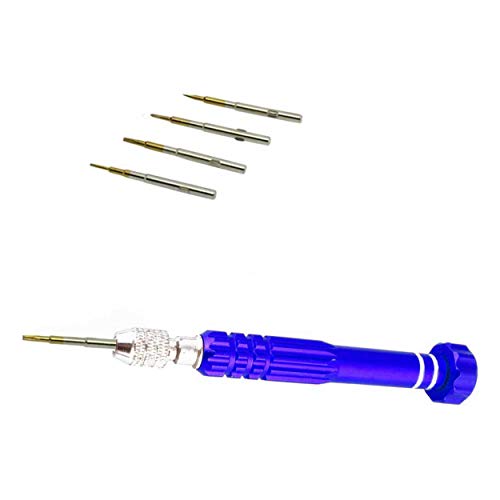Asraw Micro Screwdriver Set For Mobile, laptop, Camera & Multi-purpose Repairing (T5 / T6 / 1.2/1.5/0.8) Precision Screwdriver Set (Blue) - Image 1