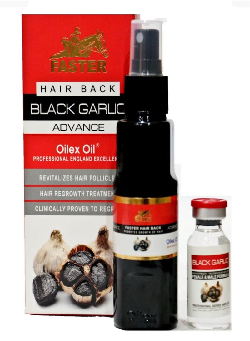 Faster Hair Back Black Garlic Advanced Oilex Oil - 100ml