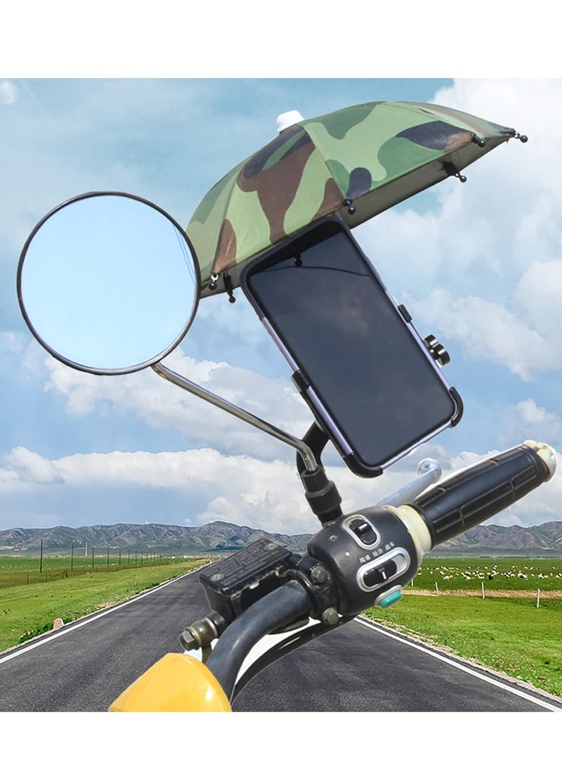 Excefore Phone Stand, Phone Umbrella Suction Cup Stand  Universal Adjustable Phone Sun Shade Phone Stand Outdoor Sun Visor Anti-Refection Block Glare (Green) - Image 3