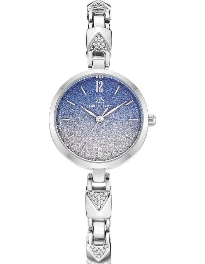 KENNETH SCOTT Women's Stainless Steel Analog Watch K23507-SBSL - 28 mm