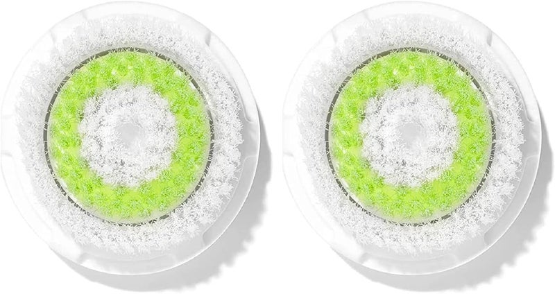 Clarisonic Acne Cleanse Facial Cleansing Brush Head Replacement Compatible with Mia 1, Mia 2, Mia Fit, Alpha Fit, Smart Profile Uplift and Alpha Fit X, 2 Count