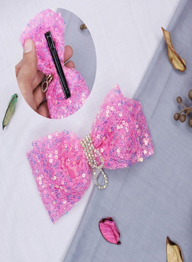 غلان مشابك شعر أنيقة وعصرية بتصميم فيونكة من GLAN، إكسسوارات للنساء والفتيات، هدية لطيفة للمناسبات الخاصة (مشابك شعر M-5) - Image 3