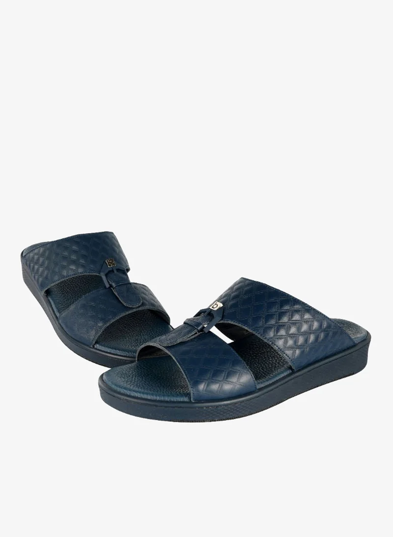 Barjeel Uno Mens Elegant Arabic Sandals B 09 Navy