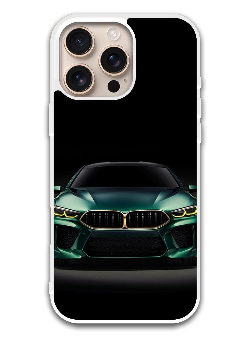 Theodor Protective Case Cover For APPLE IPHONE 16 Pro Car (13) (White Bumper) - Image 1