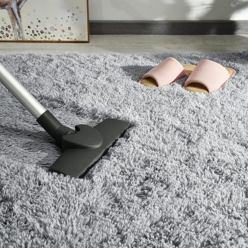 Andecor Soft Fluffy Bedroom Rugs, 3 x 5 Feet Indoor Shaggy Plush Area Rug for Boys Girls Kids Baby College Dorm Living Room Home Decor Floor Carpet, Grey - Image 5
