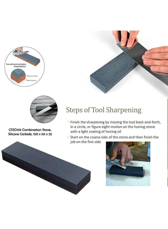 EVEN Silicone Carbide Combination Stone for Sharpening Both Knives and Tools (Black) - Image 2