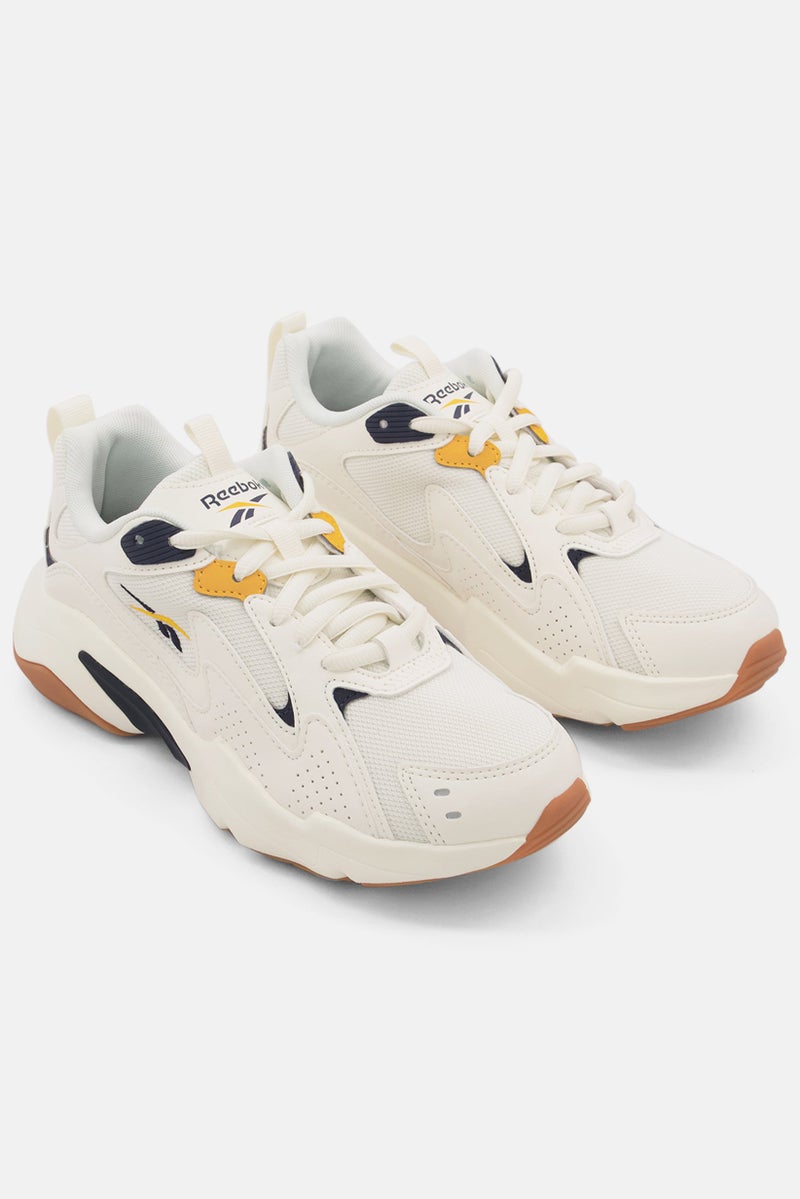 Reebok Unisex Royal Turbo Implus Lace Up Running Sports Shoes, Cream/ Blue Combo  - Image 1